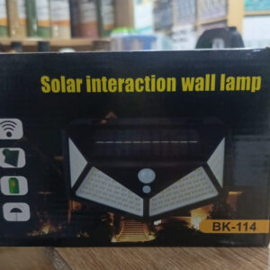 SOLAR INTERACTION WALL LAMP BK-114 | Outdoor Motion Sensor Solar Light