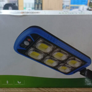 Solar Street COB Light With Sensor ZB-150B | Motion Sensor Security Streetlights for Parking Lot - Remote Control (Rando