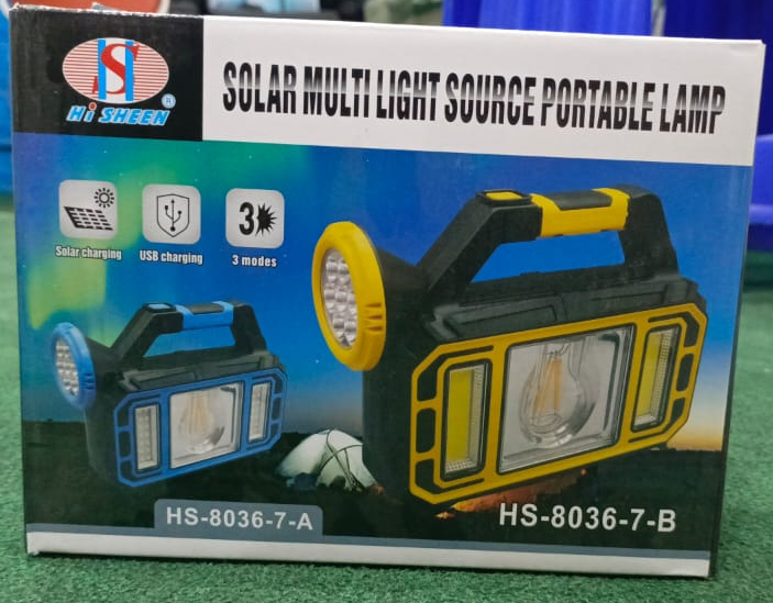 Solar Lantern Emergency Camping Lamp + Mobile Power Bank for Outdoor Camping Hiking