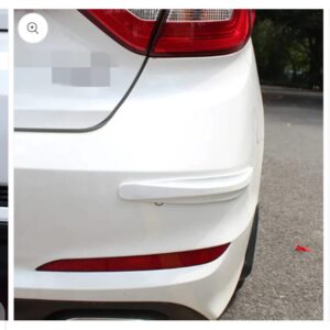 Car Bumper Protector Strip Guard Corner Protection Strips Scratch Auto car Anti Collision Car Corner Bumper (Color White