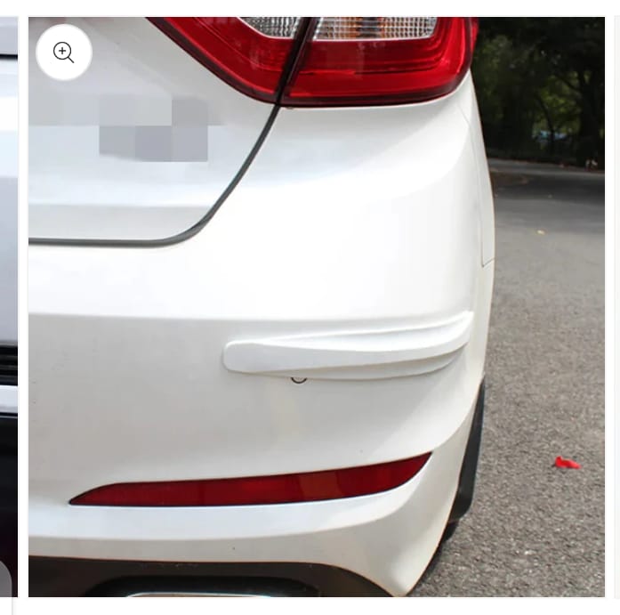 Car Bumper Protector Strip Guard Corner Protection Strips Scratch Auto car Anti Collision Car Corner Bumper (Color White
