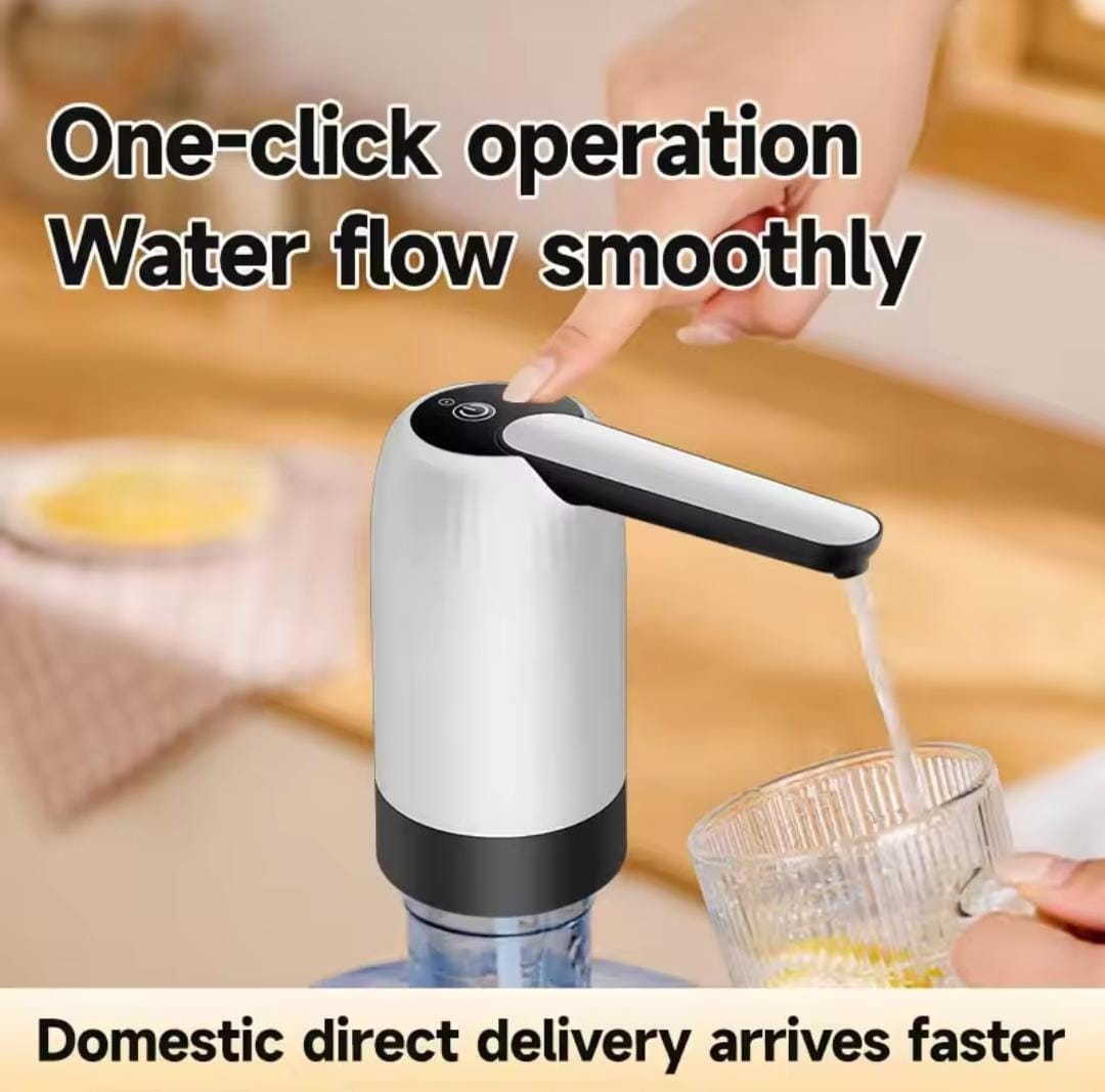 Drinking Water Bottle Pump Automatic Drinking Water Pump Mini Portable Household Water Dispenser USB One Click Drinking