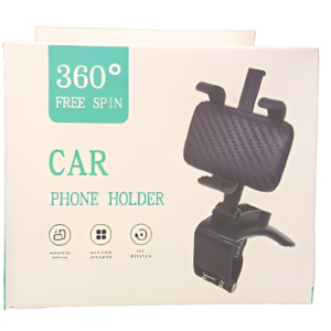 CAR Smart Phone Holder - 360 Free Spin | 360ยฐ Mobile Holder Foldable | 360ยฐ Rotateable Strong Grip Mobile Holder for Car