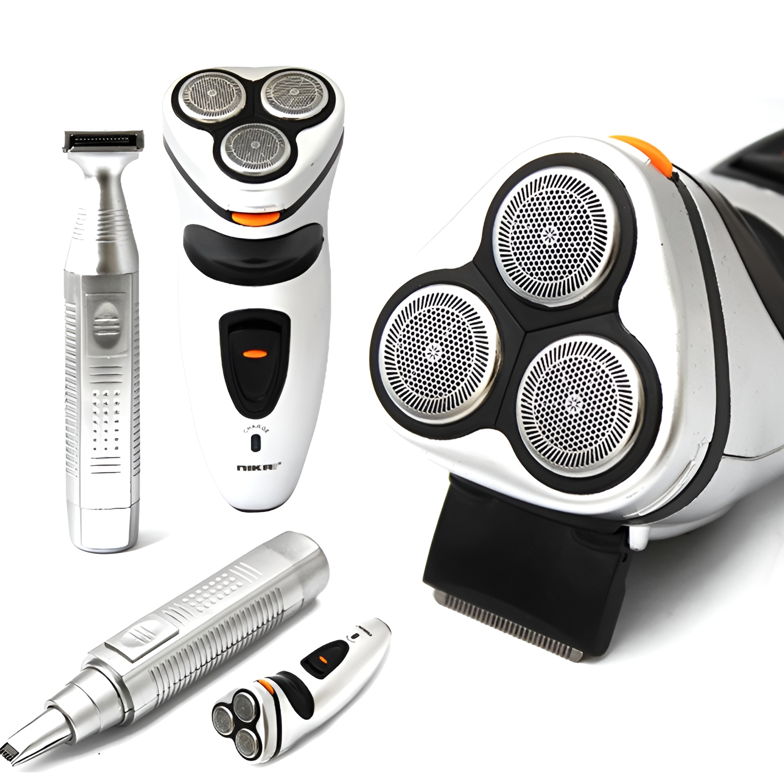 Zowael RSCX-5800 3 In 1 Shaver Set | Portable Shaver, Trimmer, Groomer Chargeble 3 blades shaver with nose and ear trimm