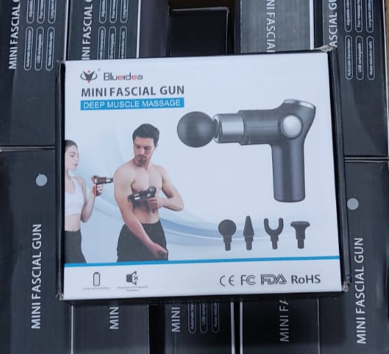 Gun massager lcd display Deep Tissue Percussion Massager For Pain Relief Mini Massageer Gun (Random Color)