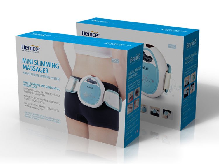 Electric Body Slimming Massage Belt Anti-cellulite Control System Waist Loss Weight Slimmer Home Vibration Fat Burning D