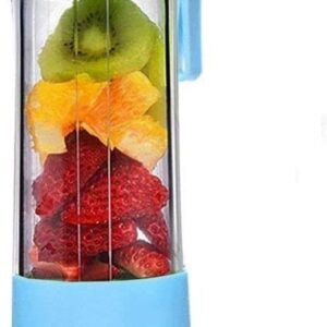 Juicer Portable Outdoor Juicing Cup Home Mini Cordless Crushed Ice Machine USB Charging Fruit Vegetable Blender (Random