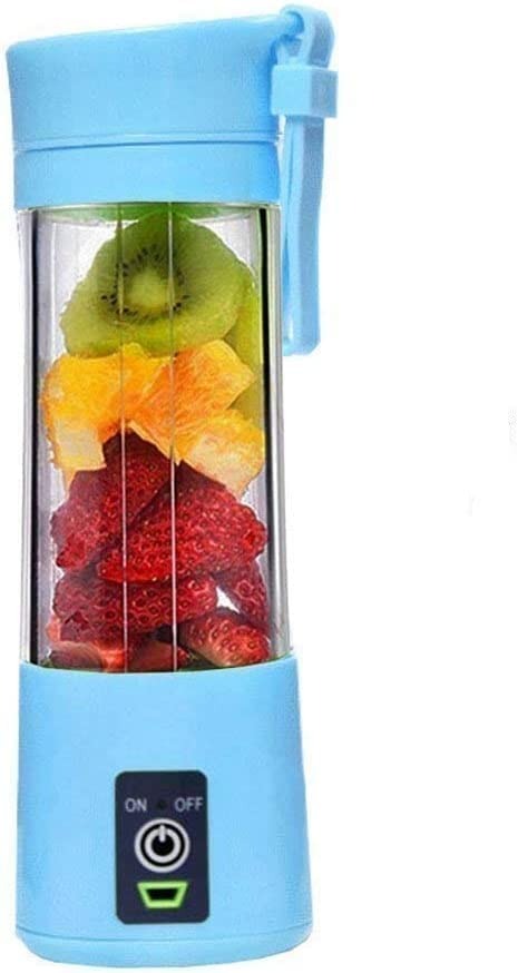 Juicer Portable Outdoor Juicing Cup Home Mini Cordless Crushed Ice Machine USB Charging Fruit Vegetable Blender (Random