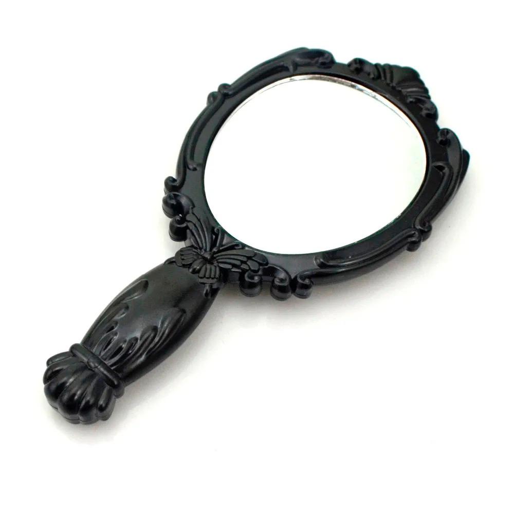 classic handheld makeup mirrors cosmetics sculpture painting decor mirror home decor .. wooden style pocket and purse mi
