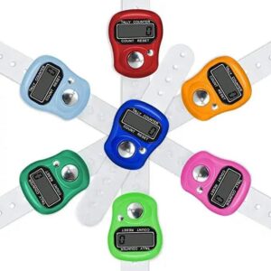 Finger Counter Tasbih Digital Electronic Tally Counter Praying Muslim LCD Counter .. pack of 2 (random color)