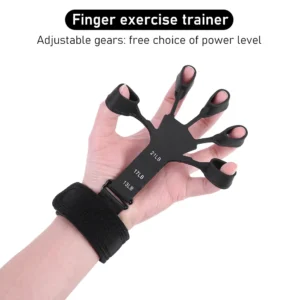 Finger Exerciser - Gripster Strengthener Finger Stretcher Hand Gripper Silicone Finger Grip Patient Hand Strengthening G