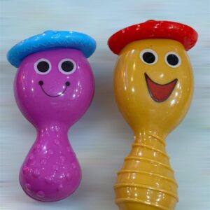 Huiye Child Shake Fun Toy Hand Baby Rattle And Shake Musical Toy Rattle For Kids ( 2PCS SET)