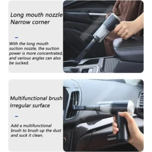 Vacuum Cleaner Household Powerful 2 In 1 Dual Mode Cordless Handheld Wireless Handy Portable light weight Vacuum Cleaner