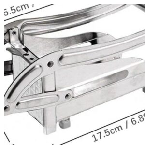 Stainless Steel French Fries Potato Cutter Double Blade High