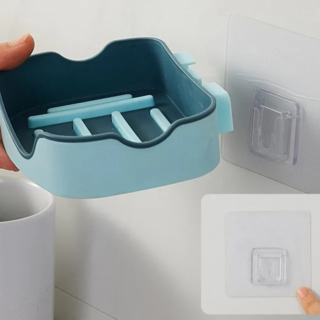 Wall Mounted Soap Dish Holder For Bathroom | Wall Mounted Soap Bar, Holder Rack For Shower Wall, Kitchen, Bathroom (Rand