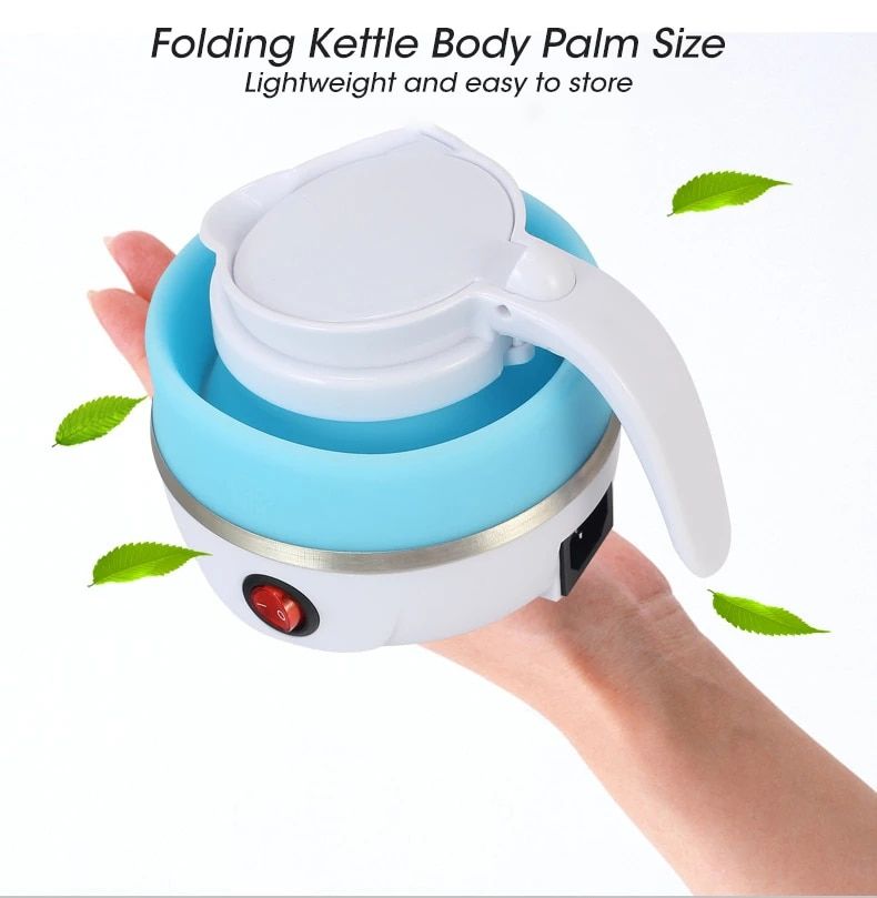 Foldable And Portable Teapot Water Heater Electric Kettle For Travel And Home Tea Pot Water Kettle Silica Gel Fast Water
