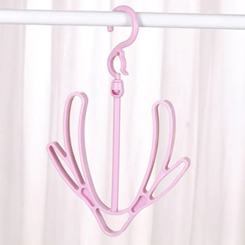Shoe drying stand | Hanging Racks for Balcony, Cabinet, Cup Board | Hook Racks Organizer (Pink)
