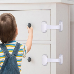Adjustable Multi purpose lock Baby Safety Kid Safety Lock Baby Proof Security Protector Drawer Door Cabinet Lock No Punc