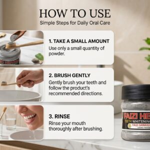 Faizi Herbal Teeth Whitening Powder – Herbal Oral Care Powder
