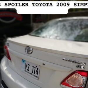 ABS Rear Trunk Lip Spoiler for Toyota Corolla (2009â2014 Models) â Simple Flush Fit Design