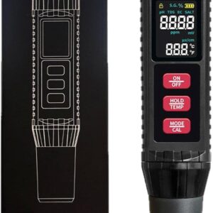 7 in 1 Water Quality Tester Meter Pen Diaital LCD PH / TDS / EC / ORP / TEMP / SG / Salinity Test Testing