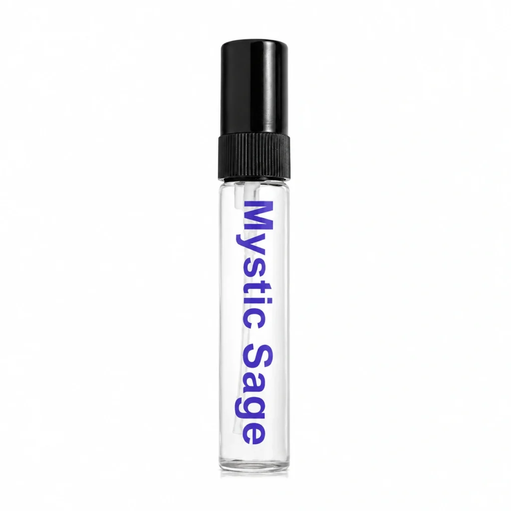 Mystic Sage Perfume Tester – Glass Spray Vial - 5ml