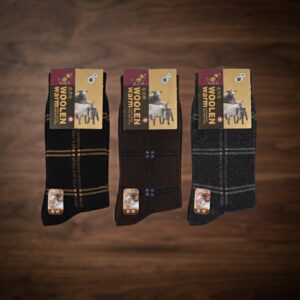 Cotton Woolen Warm Winter Socks - Apparel Product Designed For Winter Wear And Daily Comfort Routine - Pack of 12 Pairs (Multi-color)