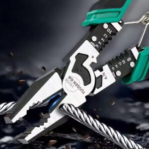 Multifunctional Quick Change Electricians Pliers Set Durable Ergonomic Practical Choice With Swappable Heads For Electrical And Hardware Tasks
