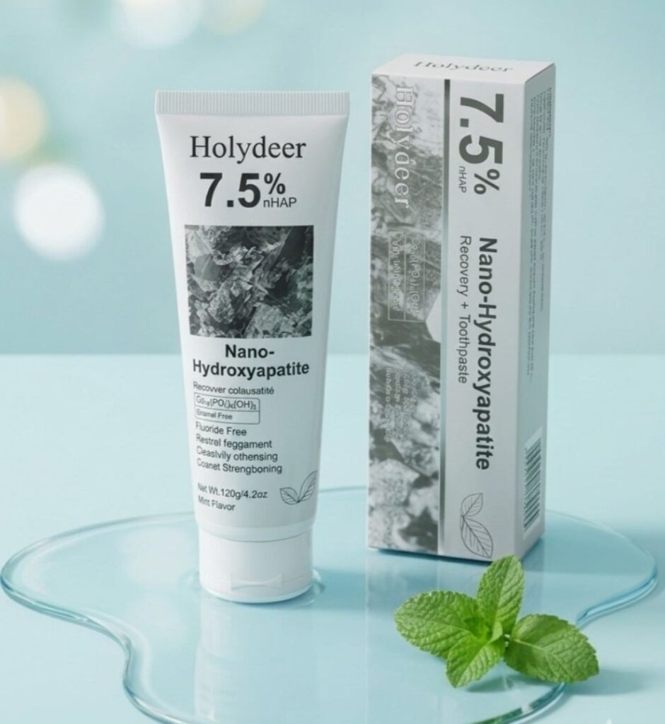 Holydeer 7.5 Percent Nano Hydroxyapatite Toothpaste 120G Enamel Repair Sensitivity Relief Whitening Practical Choice For Daily Oral Care