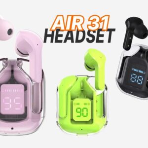 Air31 TWS Wireless Earbuds – Premium Bluetooth Earphones with Charging Case