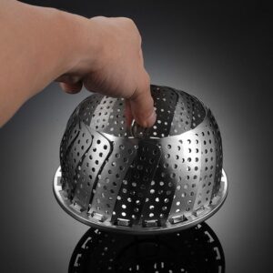 Stainless Steel Foldable Steamer Basket for Healthy Cooking