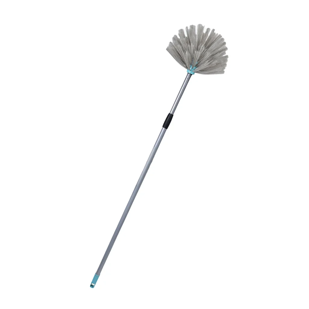 Cobweb Duster (Flower) - Easy To Reach Duster with Foldable Rod