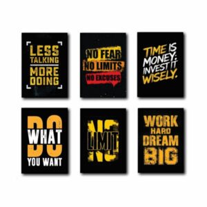 Set of 6 Premium Wall Art Photo Tiles – Modern Home Decor Sets
