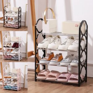 4 Layer Multipurpose Metal Shelf Rack  ️ | Space Saving Storage Organizer for Kitchen, Living & Study Room ✨