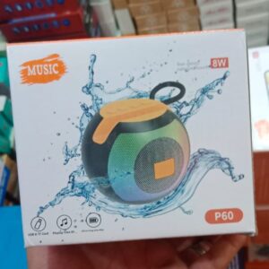Music Wireless 8W Bluetooth Speaker P60 - Electronic Product Designed For Audio And Daily Sound Routine (Random Color)