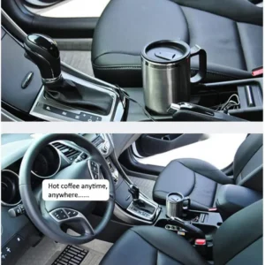12 Volts 450 ml Heated Travel Mug Coffee /Tea/Soup Cup Car Charging Electric Kettle