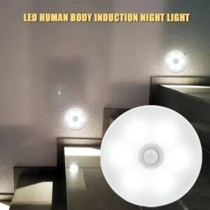 Intelligent Induction LED Sensor Light Rechargeable | Self-Adhesive LED Sensor Lamp For Home & Office Use | Sensor Light (White Color)