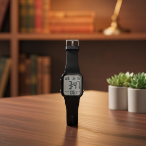 Digital Sports Watch with Stopwatch, Waterproof Design, LED Display, Alarm & Durable Outdoor Performance for Men & Women