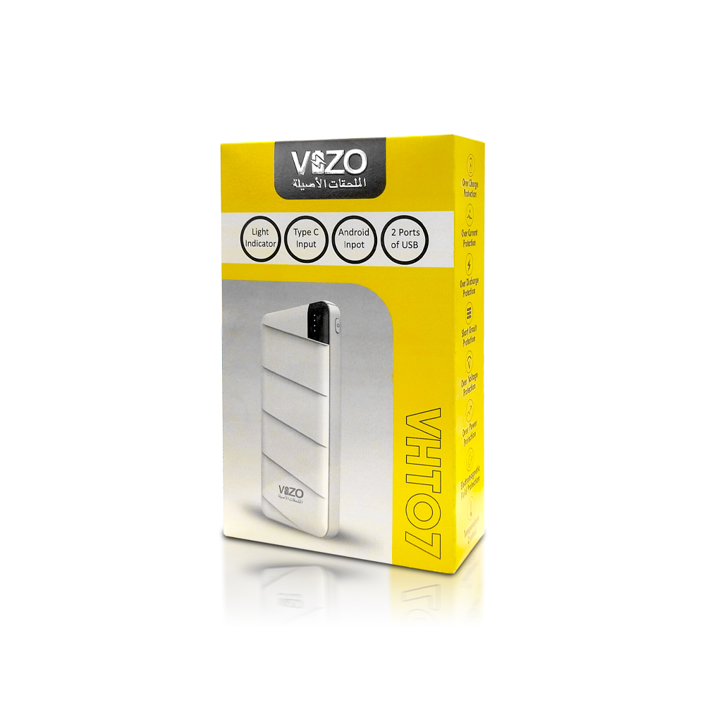 VHT-07 – 10,000mAh Full-Size Power Bank | Power Bank For Android - Power Bank For Mobile Phone - Vizo VHT-07 Power Bank