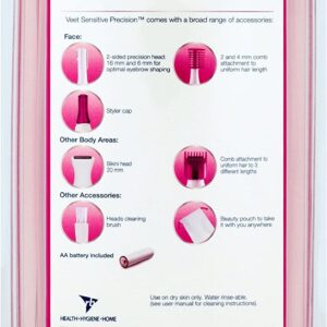 Veet Sensitive Precision Beauty Styler For Women (cell operated)