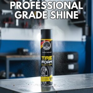 Tire Foam Cleaner – Clean, Shine and Protect | THREE GUYS | German Engineered (650ML)