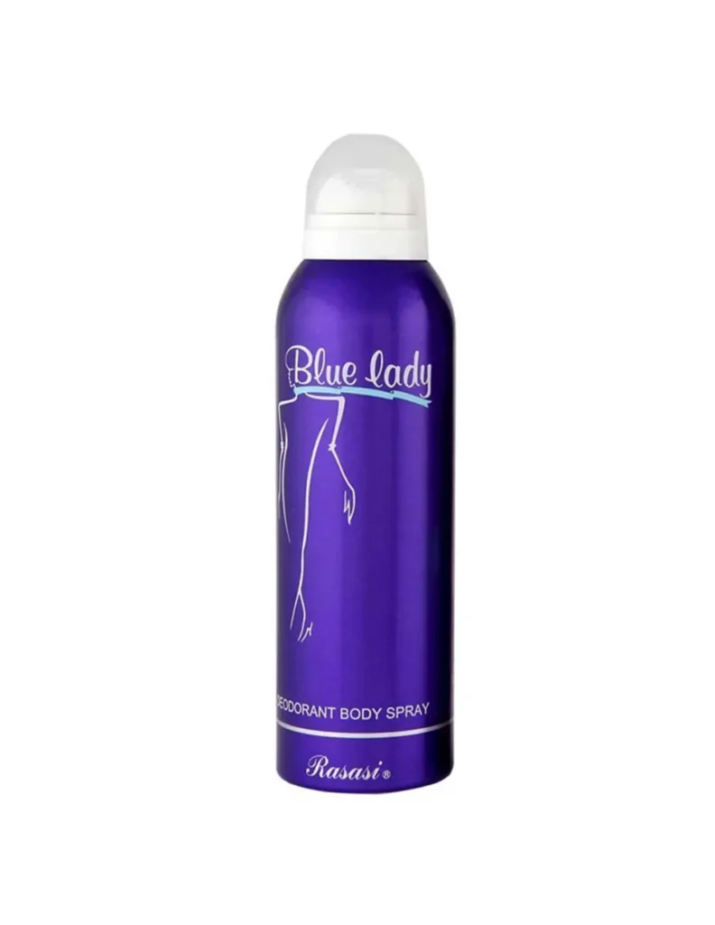 Rasasi Body Spray ( Blue Lady ) - 200ml Sensual and Bold Fragrance Premium Quality | Luxury Fragrance Body Spray For Women ( Original )