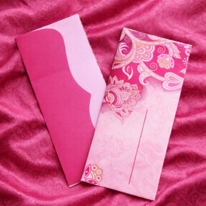 Premium Dark Pink Floral Mandala Eidi Envelopes for Weddings & Engagements (15 Pieces) β Elegant Card Cash Pack