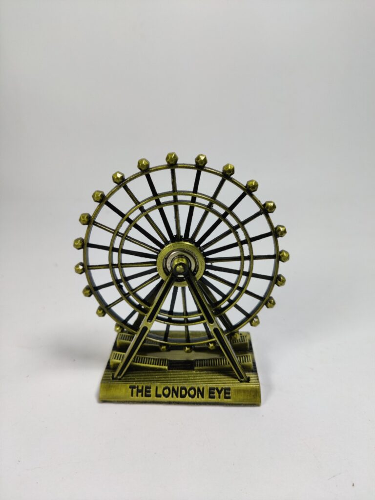 Creative Metallic London Eye Wheel Ornament (Rotating wheel)