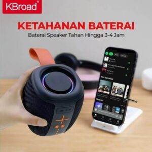 KTS-2310 Waterproof RGB Bluetooth Speaker – Portable Outdoor Wireless Speaker with Deep Bass & LED Light Up Display
