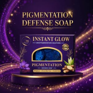 Pigmentation Defense Soap – Natural Handmade Organic Soap for Dark Spots, Acne Marks, Uneven Skin Tone & Instant Glow
