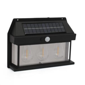 Solar Interaction Wall Lamp Outdoor Motion Sensor Light Solar Powered LED Wall Light Waterproof