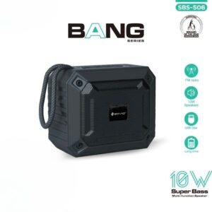 SOVO Bang SBS-506 Bluetooth Speaker – Powerful Bass Wireless Portable Speaker with HD Sound – Built-in Microphone for Hands-Free Calls