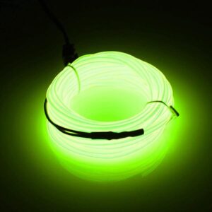Glowing Wire led strip Atmosphere light for DIY Flexible AUTO interior Lamp Party Decoration Lights Neon Strips(Cell Operated) (Random Color)