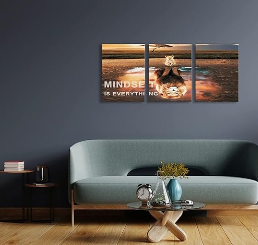 coration home decoration item 3 pcs iSLAMIC fRAME board wall decor photo on wall PHOTO TILE canvas art decor for home easy set up with both side tape